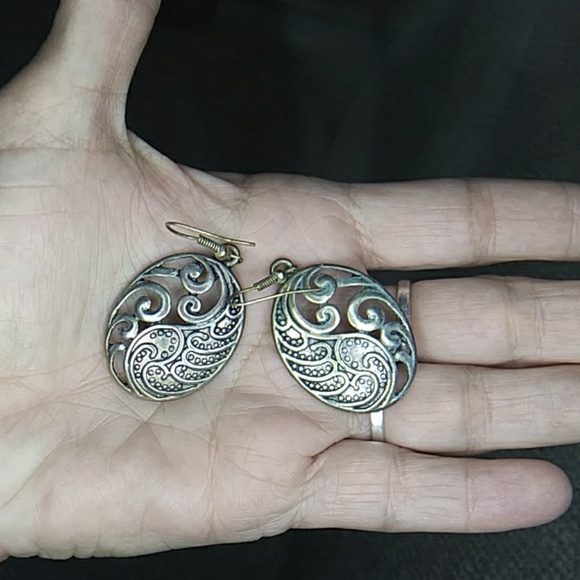 Filigree Drop Earrings - Picture 5 of 6